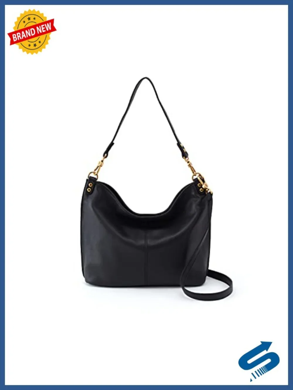 Women's Leather Hobo Shoulder Bag Convertible Crossbody Purse Handbag
